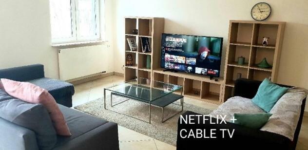 Apartament Modern 100M2 Flat 2Mn Walking From Train Station In City Center, Free Parking -2A Luksemburg Zewnętrze zdjęcie